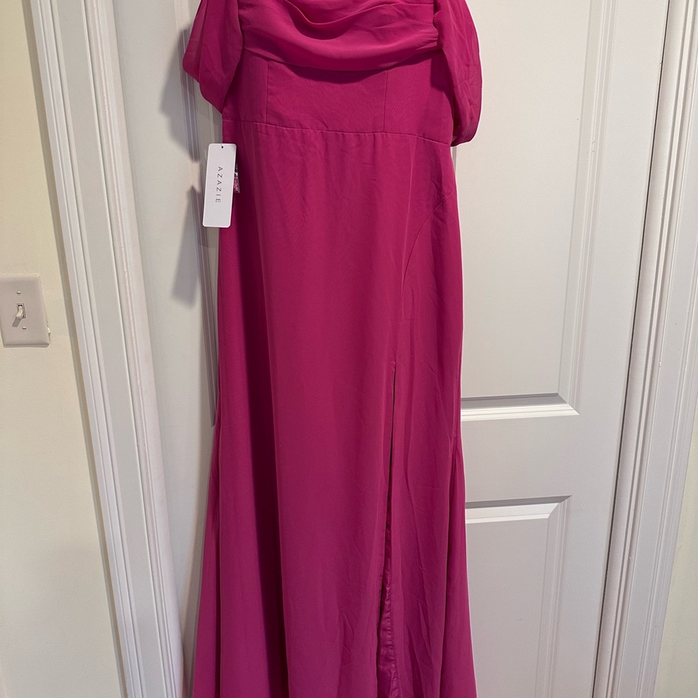 Azazie Pink Bridesmaid Dress